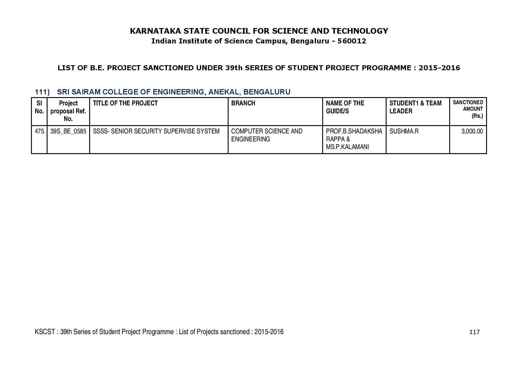 Sri Sairam College Of Engineering Bangalore|Admissions B.E(CSE,ECE,EEE ...